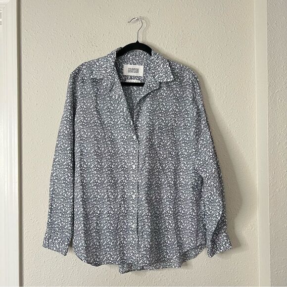 Grayson The Hero Butterfly Print Button Up Shirt Size XL - Picture 5 of 9